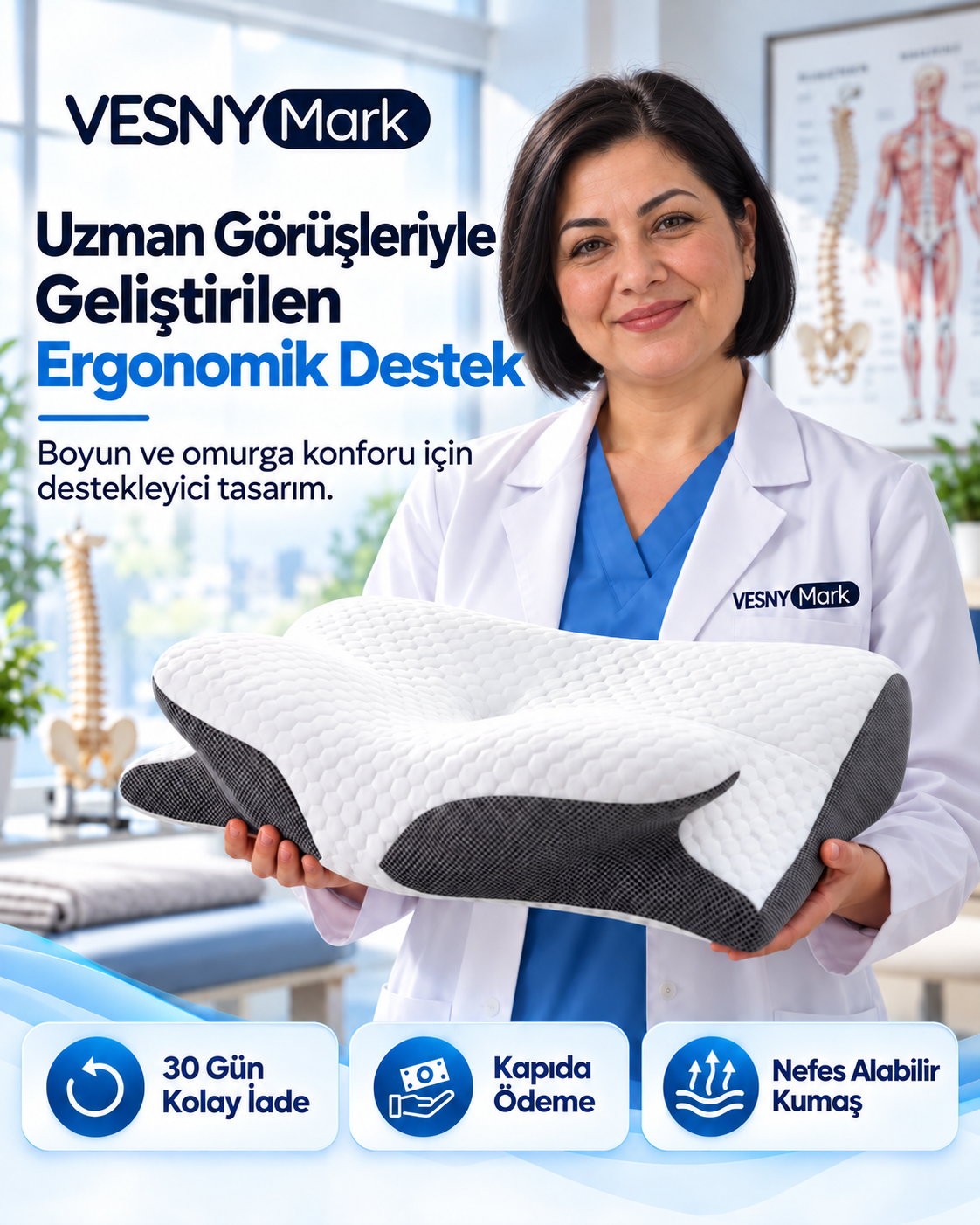 VesnyMark | Ortopedik Destek Yastığı